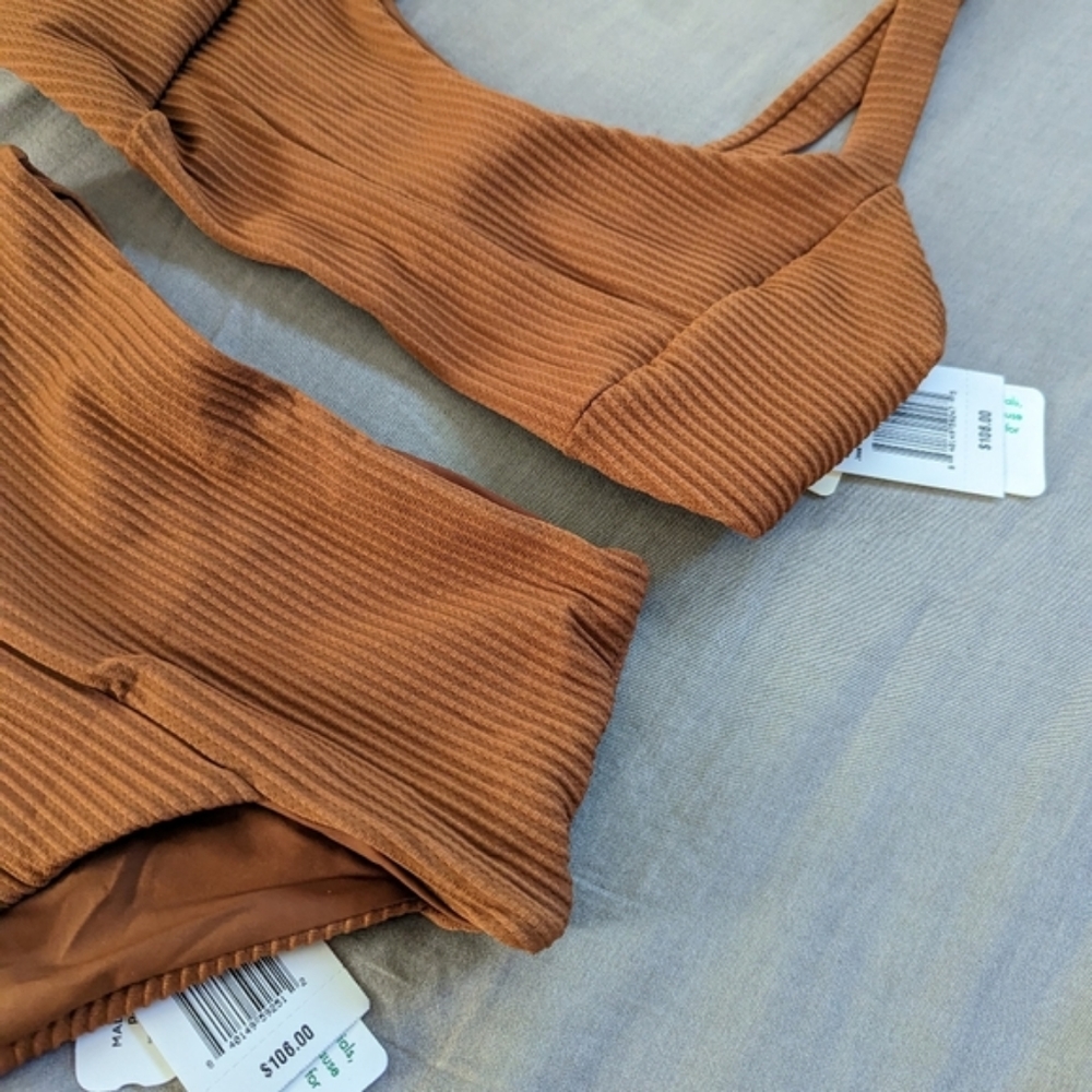 L*Space Jess Desi Bikini Set Coffee Brown - Picture 3 of 7